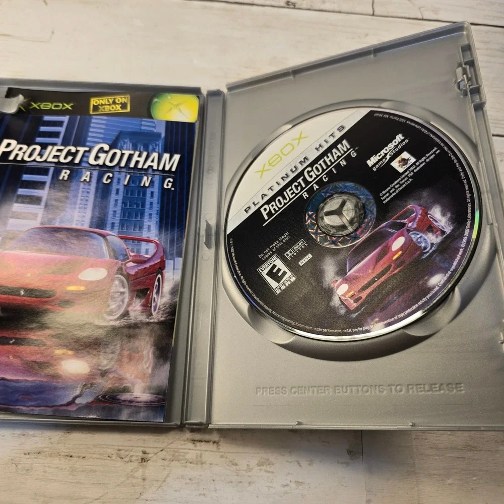 Project Gotham Racing Microsoft Xbox Platinum Hits Original Racing Game Complete